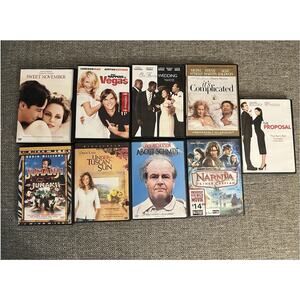 Lot of 9 Pre-owned DVDs Comedy, Action, Adventure Movies